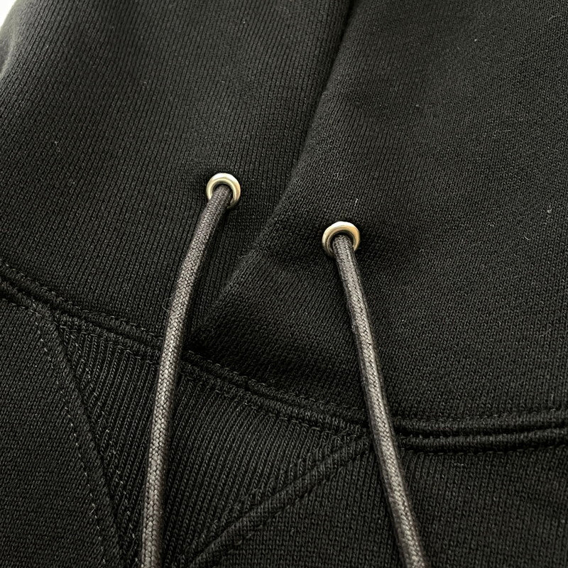 【中古品】【メンズ】 SACAI サカイ 21AW TRANsition Hoodie 21-0290S 2021年秋冬 トランジション フーディ 長袖 トップス プルーオーバーパーカー 140-260728-sa-07-tei サイズ：2 カラー：ブラック 万代Net店