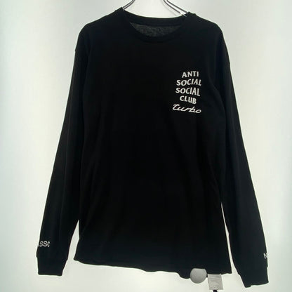 【中古品】【メンズ】 ANTI SOCIAL SOCIAL CLUB × NEIGHBORHOOD アンチソーシャル ネイバーフッド ASSC. TURBO C-TEE ロンT 142-260822-nm-36-tei サイズ：M カラー：ブラック 万代Net店