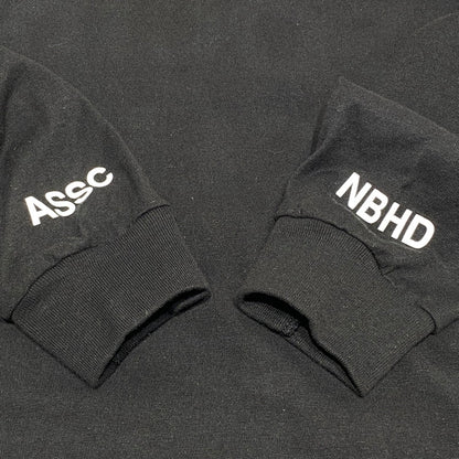 【中古品】【メンズ】 ANTI SOCIAL SOCIAL CLUB × NEIGHBORHOOD アンチソーシャル ネイバーフッド ASSC. TURBO C-TEE ロンT 142-260822-nm-36-tei サイズ：M カラー：ブラック 万代Net店