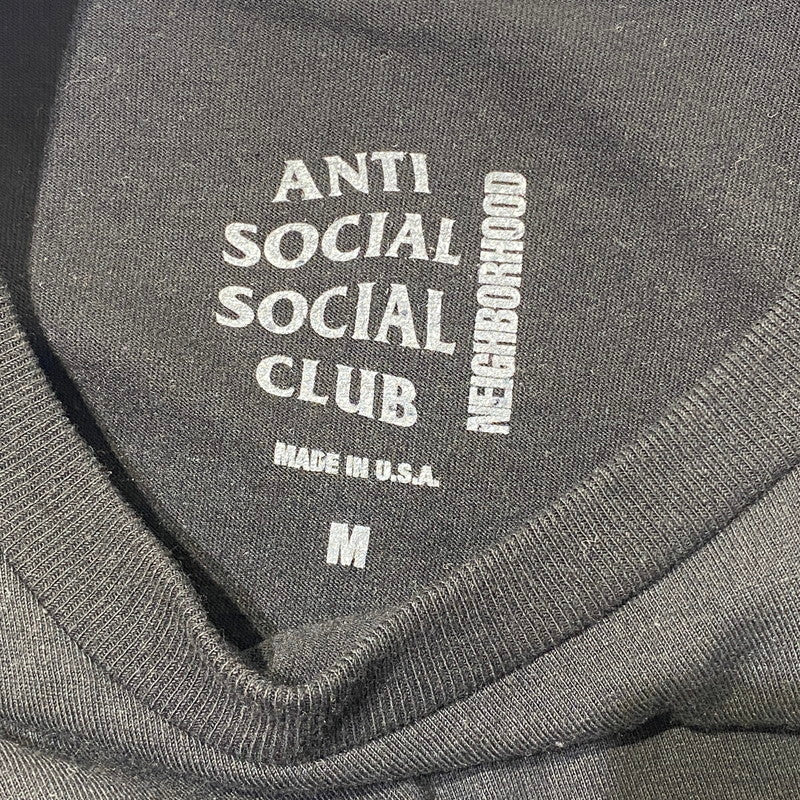 【中古品】【メンズ】 ANTI SOCIAL SOCIAL CLUB × NEIGHBORHOOD アンチソーシャル ネイバーフッド ASSC. TURBO C-TEE ロンT 142-260822-nm-36-tei サイズ：M カラー：ブラック 万代Net店