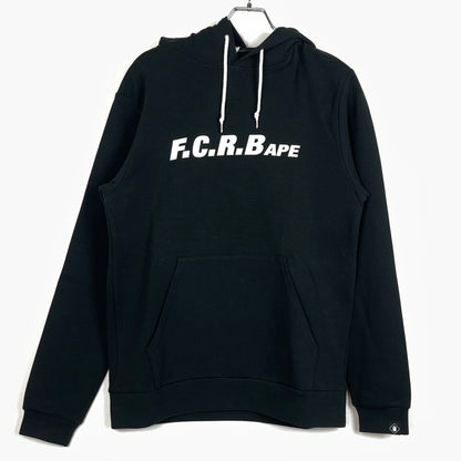 【中古品】【メンズ】 FCRB エフシーアールビー × A BATHING APE アベイジング エイプ 別注コラボ FCRB-190107 TEAM HOODIE チーム フーディー 長袖 トップス プルーオーバーパーカー 142-260728-sa-06-tei サイズ：M カラー：ブラック 万代Net店