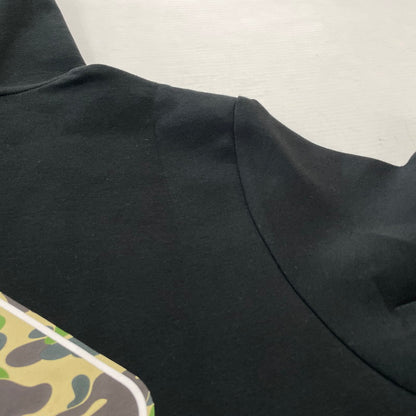【中古品】【メンズ】 FCRB エフシーアールビー × A BATHING APE アベイジング エイプ 別注コラボ FCRB-190107 TEAM HOODIE チーム フーディー 長袖 トップス プルーオーバーパーカー 142-260728-sa-06-tei サイズ：M カラー：ブラック 万代Net店