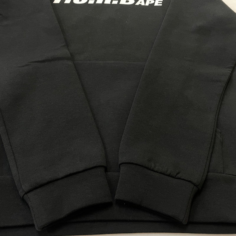 【中古品】【メンズ】 FCRB エフシーアールビー × A BATHING APE アベイジング エイプ 別注コラボ FCRB-190107 TEAM HOODIE チーム フーディー 長袖 トップス プルーオーバーパーカー 142-260728-sa-06-tei サイズ：M カラー：ブラック 万代Net店