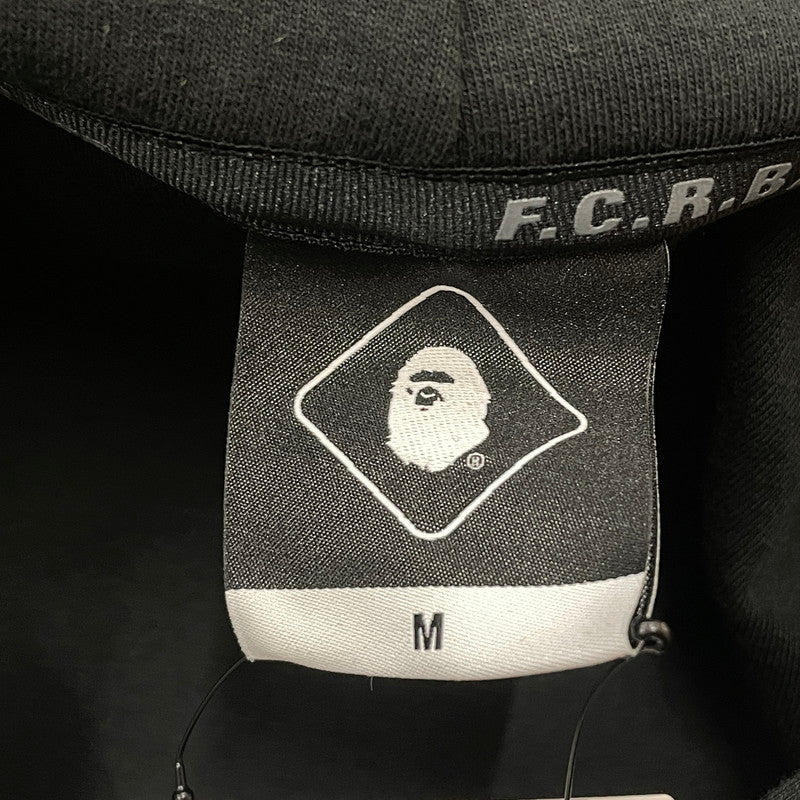 【中古品】【メンズ】 FCRB エフシーアールビー × A BATHING APE アベイジング エイプ 別注コラボ FCRB-190107 TEAM HOODIE チーム フーディー 長袖 トップス プルーオーバーパーカー 142-260728-sa-06-tei サイズ：M カラー：ブラック 万代Net店
