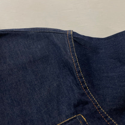 【中古品】【メンズ】 EVISU エビス 23SS COTTON DENIM SHIRT 2EAHTM1SL112XXDN 2023年 コットン デニム シャツ 長袖 トップス 145-260728-sa-05-tei サイズ：L カラー：インディゴ 万代Net店