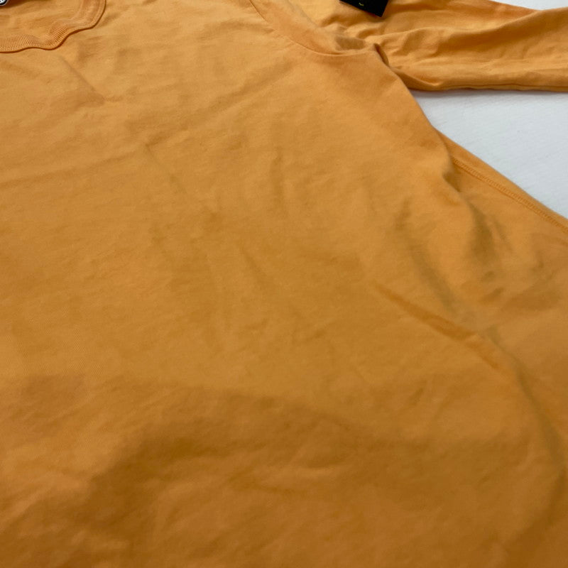 【中古品】【メンズ】 STONEISLAND ストーンアイラアンド HEAVYWEIGHT L/S TEE 731564450 ヘビーウェイト ロングスリーブ Tシャツ 半袖 トップス 141-260728-sa-08-tei サイズ：S カラー：オレンジ 万代Net店