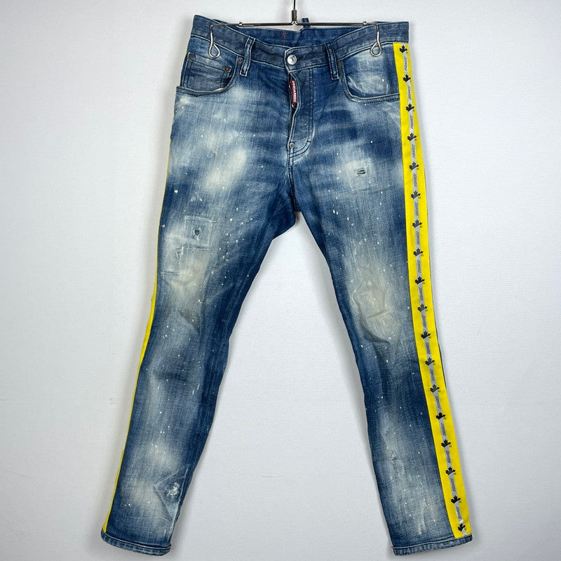【現状渡し品】【メンズ】 DSQUARED2 ディースクエアード SKATE JEAN S74LB845 スケーター ジーンズ ボトムス 152-260728-sa-03-tei サイズ：44 カラー：インディゴ 万代Net店
