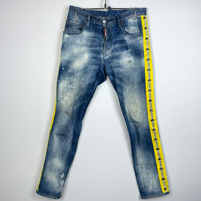 【現状渡し品】【メンズ】 DSQUARED2 ディースクエアード SKATE JEAN S74LB845 スケーター ジーンズ ボトムス 152-260728-sa-03-tei サイズ：44 カラー：インディゴ 万代Net店