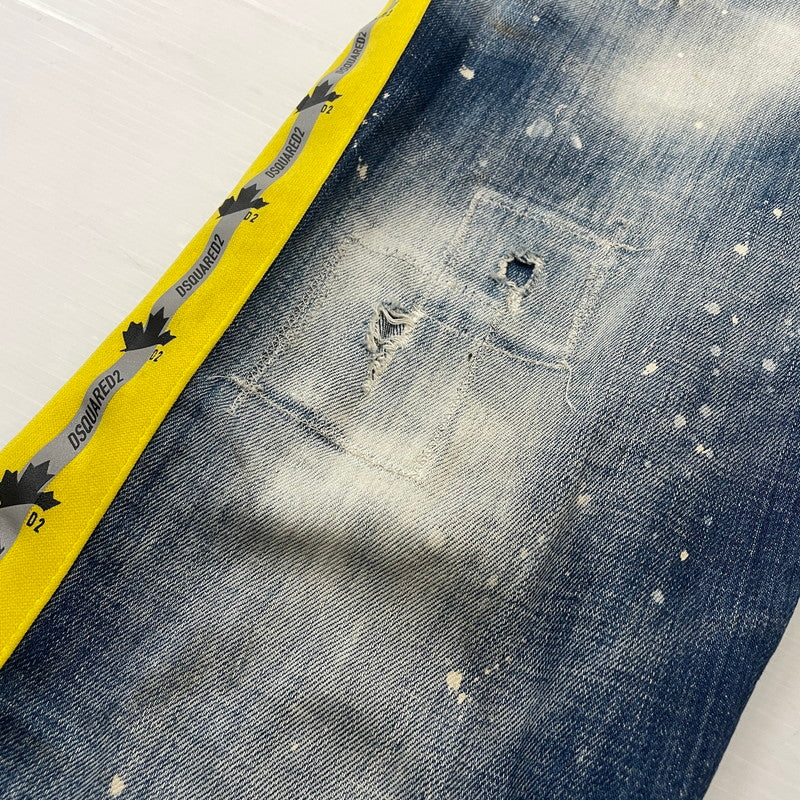 【現状渡し品】【メンズ】 DSQUARED2 ディースクエアード SKATE JEAN S74LB845 スケーター ジーンズ ボトムス 152-260728-sa-03-tei サイズ：44 カラー：インディゴ 万代Net店