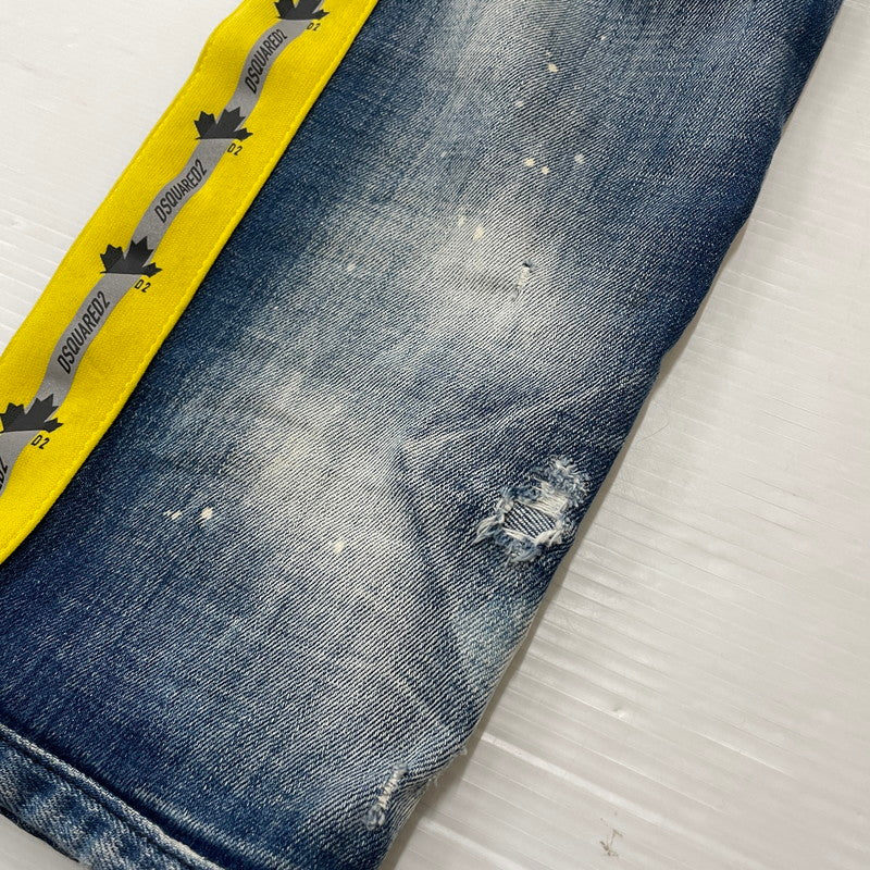 【現状渡し品】【メンズ】 DSQUARED2 ディースクエアード SKATE JEAN S74LB845 スケーター ジーンズ ボトムス 152-260728-sa-03-tei サイズ：44 カラー：インディゴ 万代Net店