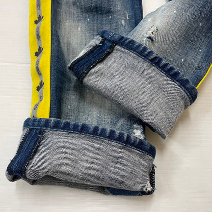 【現状渡し品】【メンズ】 DSQUARED2 ディースクエアード SKATE JEAN S74LB845 スケーター ジーンズ ボトムス 152-260728-sa-03-tei サイズ：44 カラー：インディゴ 万代Net店