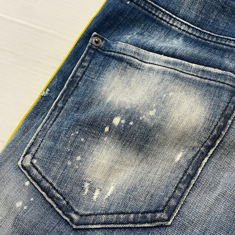 【現状渡し品】【メンズ】 DSQUARED2 ディースクエアード SKATE JEAN S74LB845 スケーター ジーンズ ボトムス 152-260728-sa-03-tei サイズ：44 カラー：インディゴ 万代Net店