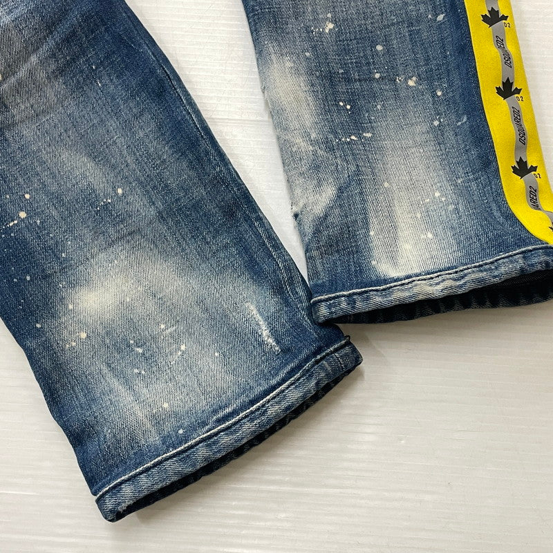 【現状渡し品】【メンズ】 DSQUARED2 ディースクエアード SKATE JEAN S74LB845 スケーター ジーンズ ボトムス 152-260728-sa-03-tei サイズ：44 カラー：インディゴ 万代Net店