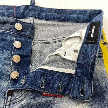 【現状渡し品】【メンズ】 DSQUARED2 ディースクエアード SKATE JEAN S74LB845 スケーター ジーンズ ボトムス 152-260728-sa-03-tei サイズ：44 カラー：インディゴ 万代Net店