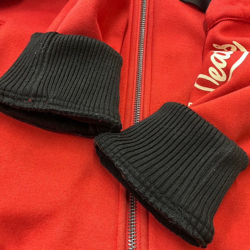 【現状渡し品】【メンズ】 VANSON バンソン SWEAT MA1 スウェット エムエーワン ジャケット アウター 145-260728-sa-04-tei サイズ：XL カラー：レッド 万代Net店