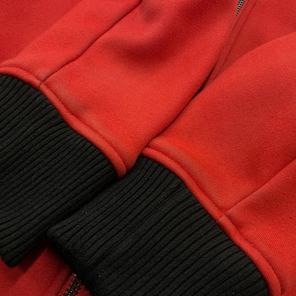 【現状渡し品】【メンズ】 VANSON バンソン SWEAT MA1 スウェット エムエーワン ジャケット アウター 145-260728-sa-04-tei サイズ：XL カラー：レッド 万代Net店