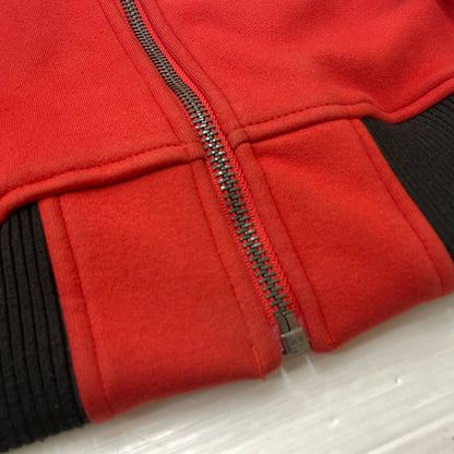 【現状渡し品】【メンズ】 VANSON バンソン SWEAT MA1 スウェット エムエーワン ジャケット アウター 145-260728-sa-04-tei サイズ：XL カラー：レッド 万代Net店