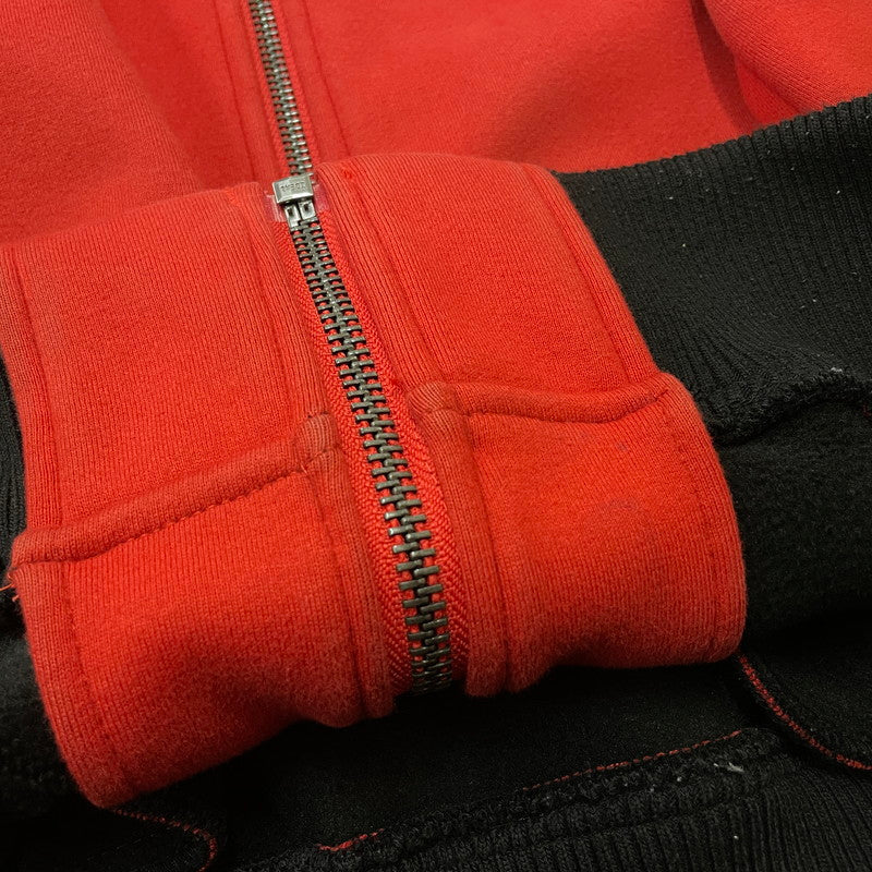 【現状渡し品】【メンズ】 VANSON バンソン SWEAT MA1 スウェット エムエーワン ジャケット アウター 145-260728-sa-04-tei サイズ：XL カラー：レッド 万代Net店