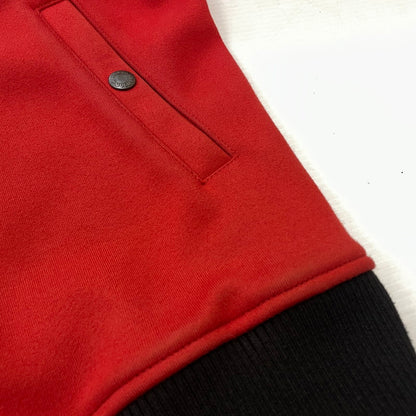 【現状渡し品】【メンズ】 VANSON バンソン SWEAT MA1 スウェット エムエーワン ジャケット アウター 145-260728-sa-04-tei サイズ：XL カラー：レッド 万代Net店