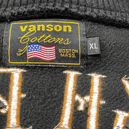 【現状渡し品】【メンズ】 VANSON バンソン SWEAT MA1 スウェット エムエーワン ジャケット アウター 145-260728-sa-04-tei サイズ：XL カラー：レッド 万代Net店