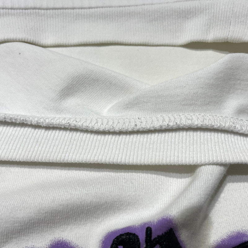 【現状渡し品】【メンズ】 SUPREME シュプリーム 22SS OLD ENGLISH GLOW S/S TEE 2022年春夏 オールド イングリッシュ ショートスリーブ Tシャツ 半袖 トップス 149-260728-sa-10-tei サイズ：L カラー：ホワイト 万代Net店