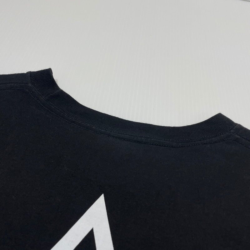 【中古品】【メンズ】 HUF ハフ TRIANGLE LOGO L/S TEE トライアングル ロゴ ロングスリーブ Tシャツ 長袖 トップス 142-260808-sa-03-tei サイズ：XL カラー：ブラック 万代Net店