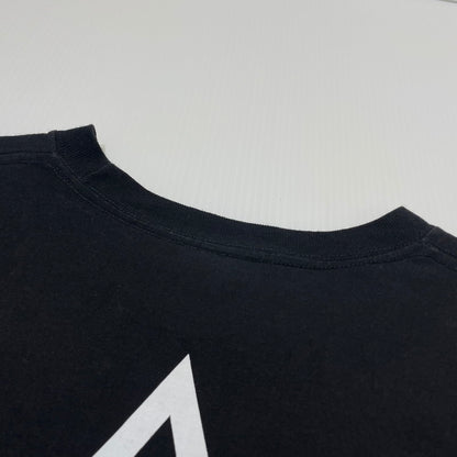 【中古品】【メンズ】 HUF ハフ TRIANGLE LOGO L/S TEE トライアングル ロゴ ロングスリーブ Tシャツ 長袖 トップス 142-260808-sa-03-tei サイズ：XL カラー：ブラック 万代Net店