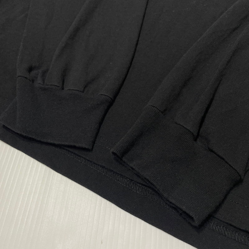 【中古品】【メンズ】 HUF ハフ TRIANGLE LOGO L/S TEE トライアングル ロゴ ロングスリーブ Tシャツ 長袖 トップス 142-260808-sa-03-tei サイズ：XL カラー：ブラック 万代Net店