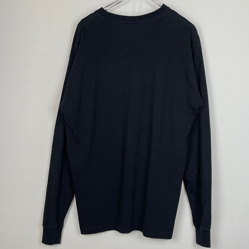 【中古品】【メンズ】 HUF ハフ GRAPHIC LOGO L/S TEE グラフィック ロゴ ロングスリーブ Tシャツ 長袖 トップス 142-260804-sa-11-tei サイズ：L カラー：ブラック 万代Net店