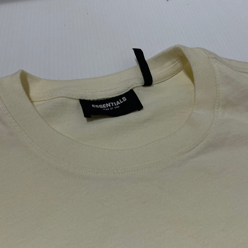 【現状渡し品】【メンズ】 ESSENTIALS エッセンシャルズ BACK PRINT LOGO S/S TEE バックプリント ロゴ ショートスリーブ Tシャツ 半袖 トップス 142-260728-sa-09-tei サイズ：XS カラー：ベージュ 万代Net店