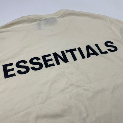 【現状渡し品】【メンズ】 ESSENTIALS エッセンシャルズ BACK PRINT LOGO S/S TEE バックプリント ロゴ ショートスリーブ Tシャツ 半袖 トップス 142-260728-sa-09-tei サイズ：XS カラー：ベージュ 万代Net店