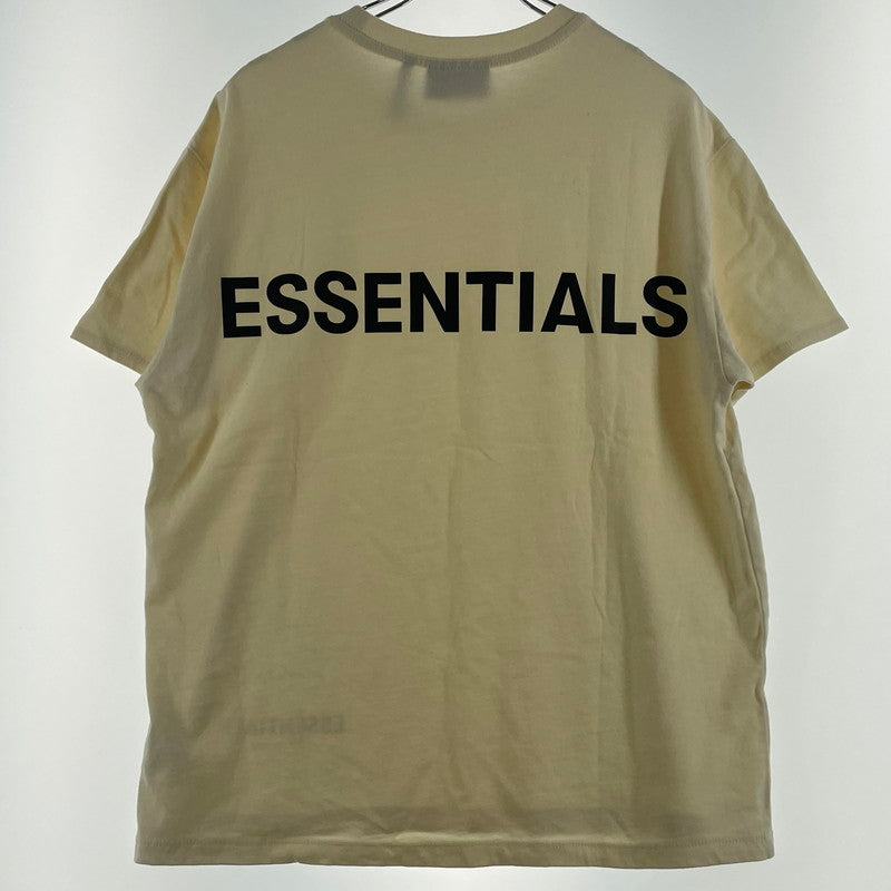 【現状渡し品】【メンズ】 ESSENTIALS エッセンシャルズ BACK PRINT LOGO S/S TEE バックプリント ロゴ ショートスリーブ Tシャツ 半袖 トップス 142-260728-sa-09-tei サイズ：XS カラー：ベージュ 万代Net店