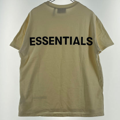 【現状渡し品】【メンズ】 ESSENTIALS エッセンシャルズ BACK PRINT LOGO S/S TEE バックプリント ロゴ ショートスリーブ Tシャツ 半袖 トップス 142-260728-sa-09-tei サイズ：XS カラー：ベージュ 万代Net店