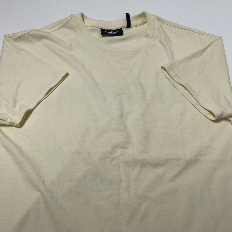 【現状渡し品】【メンズ】 ESSENTIALS エッセンシャルズ BACK PRINT LOGO S/S TEE バックプリント ロゴ ショートスリーブ Tシャツ 半袖 トップス 142-260728-sa-09-tei サイズ：XS カラー：ベージュ 万代Net店