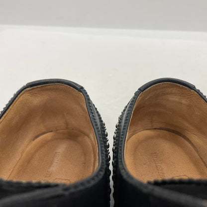 【中古品】【メンズ】 UNIFORM EXPERIMENT ユニフォームエクスペリメント STRIGHT TIP STUDS SHOES 130130-3 ストレートチップ スタッズ シューズ 靴 レザーシューズ 164-261014-yo-27-teih サイズ：8 1/2 カラー：ブラック 万代Net店