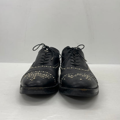 【中古品】【メンズ】 UNIFORM EXPERIMENT ユニフォームエクスペリメント STRIGHT TIP STUDS SHOES 130130-3 ストレートチップ スタッズ シューズ 靴 レザーシューズ 164-261014-yo-27-teih サイズ：8 1/2 カラー：ブラック 万代Net店