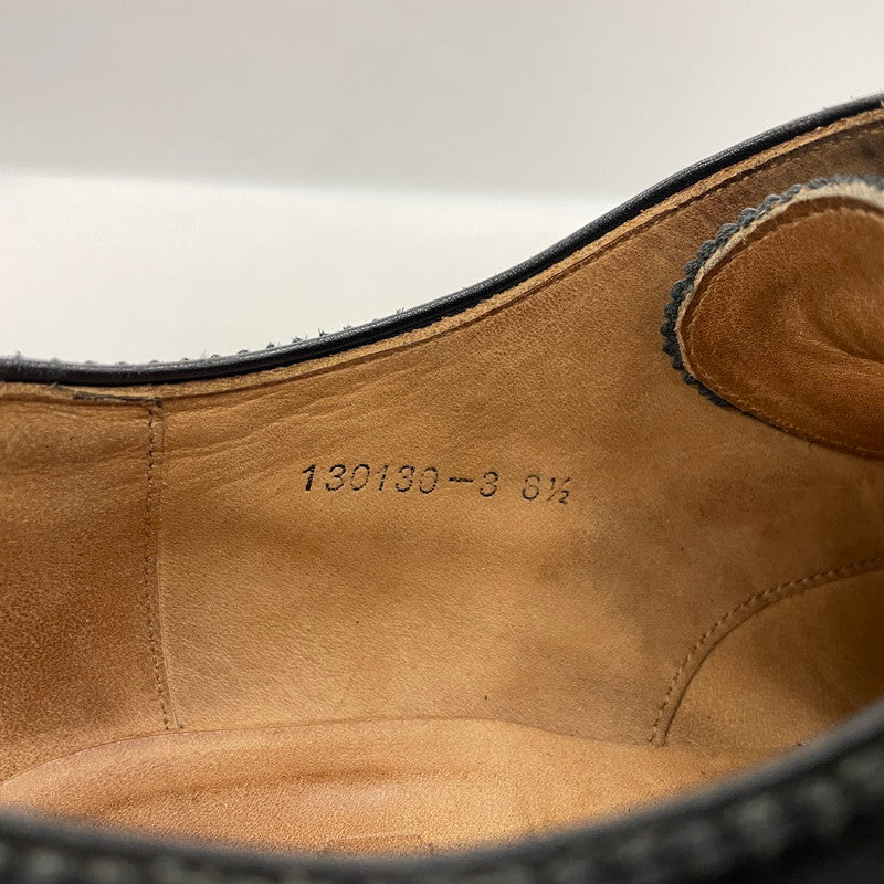【中古品】【メンズ】 UNIFORM EXPERIMENT ユニフォームエクスペリメント STRIGHT TIP STUDS SHOES 130130-3 ストレートチップ スタッズ シューズ 靴 レザーシューズ 164-261014-yo-27-teih サイズ：8 1/2 カラー：ブラック 万代Net店