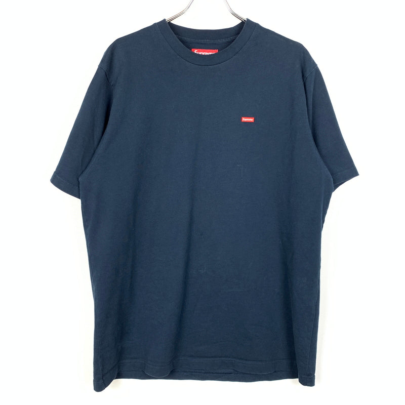 【中古品】【メンズ】 SUPREME シュプリーム SMALL BOX LOGO S/S TEE スモール ボックス ロゴ ショート スリーブ Tシャツ 半袖 トップス 149-260730-sa-14-tei サイズ：Ｍ カラー：ネイビー 万代Net店