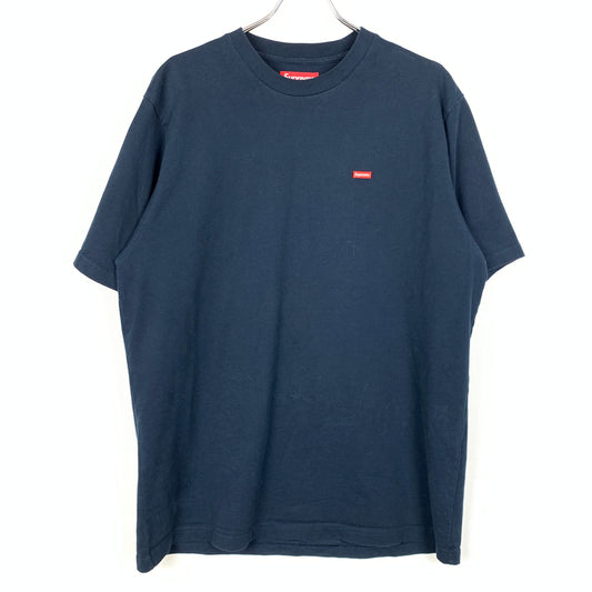【中古品】【メンズ】 SUPREME シュプリーム SMALL BOX LOGO S/S TEE スモール ボックス ロゴ ショート スリーブ Tシャツ 半袖 トップス 149-260730-sa-14-tei サイズ：Ｍ カラー：ネイビー 万代Net店