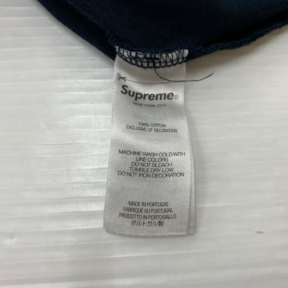【中古品】【メンズ】 SUPREME シュプリーム SMALL BOX LOGO S/S TEE スモール ボックス ロゴ ショート スリーブ Tシャツ 半袖 トップス 149-260730-sa-14-tei サイズ：Ｍ カラー：ネイビー 万代Net店