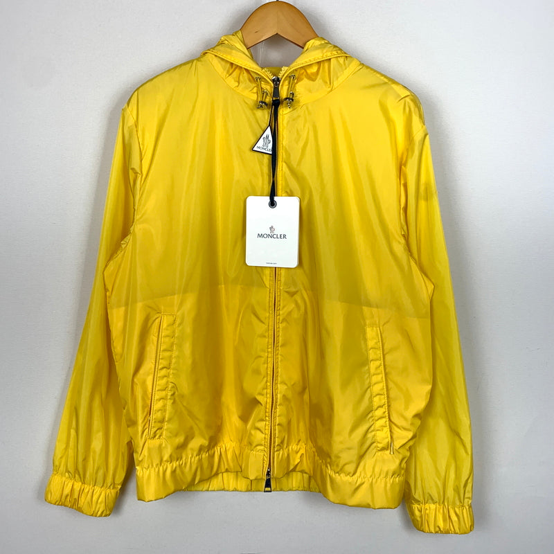 【中古品】【メンズ】 MONCLER CECILE NYLON ZIP UP HOODY H10931A00114 54155 ナイロン ジップ アップ フーディ 168-260730-sa-06-tei サイズ：2 カラー：イエロー 万代Net店
