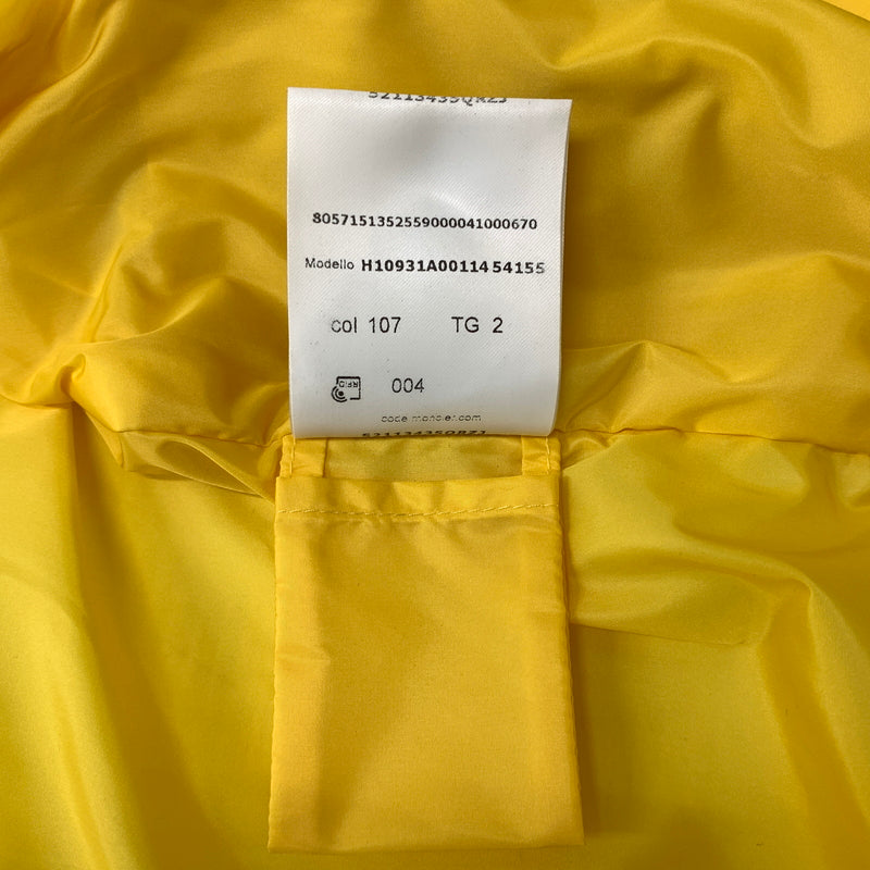 【中古品】【メンズ】 MONCLER CECILE NYLON ZIP UP HOODY H10931A00114 54155 ナイロン ジップ アップ フーディ 168-260730-sa-06-tei サイズ：2 カラー：イエロー 万代Net店