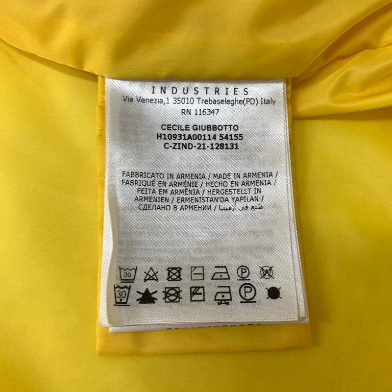 【中古品】【メンズ】 MONCLER CECILE NYLON ZIP UP HOODY H10931A00114 54155 ナイロン ジップ アップ フーディ 168-260730-sa-06-tei サイズ：2 カラー：イエロー 万代Net店