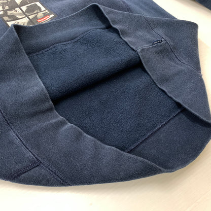 【中古品】【メンズ】 SUPREME シュプリーム 16AW SUMO HOODED SWEAT SHIRT 2016年秋冬 スモ フーディ スウェット シャツ 長袖 トップス プルオーバーパーカー 149-260730-sa-09-tei サイズ：XL カラー：ネイビー 万代Net店