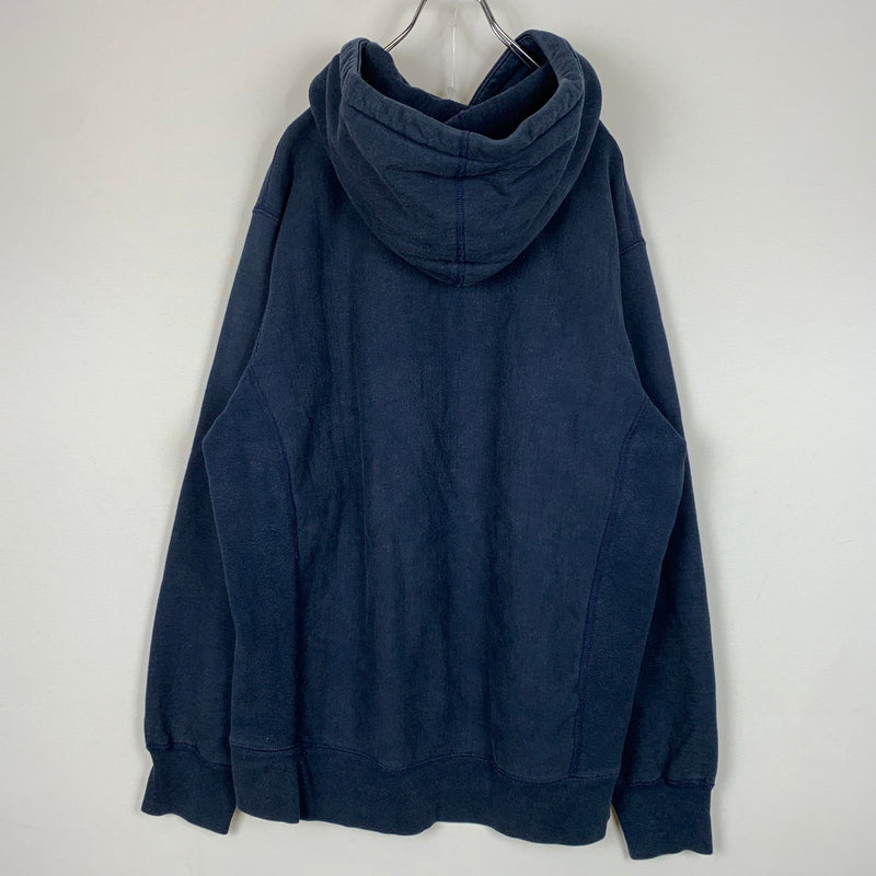 【中古品】【メンズ】 SUPREME シュプリーム 16AW SUMO HOODED SWEAT SHIRT 2016年秋冬 スモ フーディ スウェット シャツ 長袖 トップス プルオーバーパーカー 149-260730-sa-09-tei サイズ：XL カラー：ネイビー 万代Net店