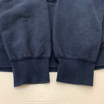 【中古品】【メンズ】 SUPREME シュプリーム 16AW SUMO HOODED SWEAT SHIRT 2016年秋冬 スモ フーディ スウェット シャツ 長袖 トップス プルオーバーパーカー 149-260730-sa-09-tei サイズ：XL カラー：ネイビー 万代Net店