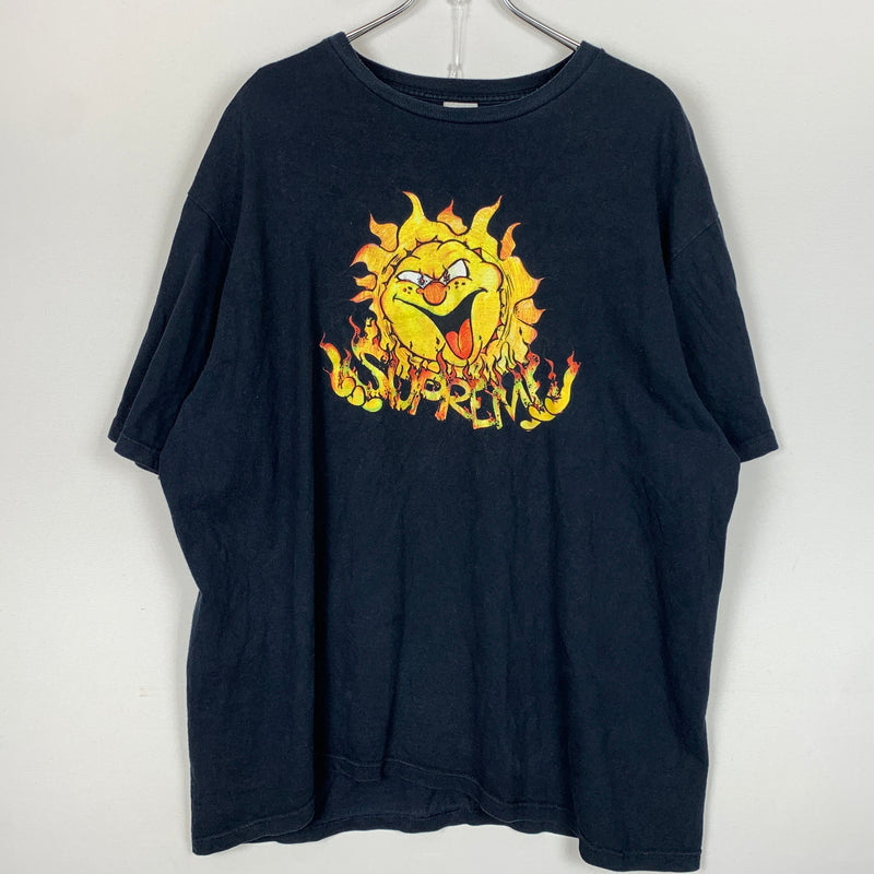 【中古品】【メンズ】 SUPREME シュプリーム 20FW SUN TEE 2020年秋冬 サン Tシャツ 半袖 トップス 太陽 149-260730-sa-15-tei サイズ：XL カラー：ブラック 万代Net店