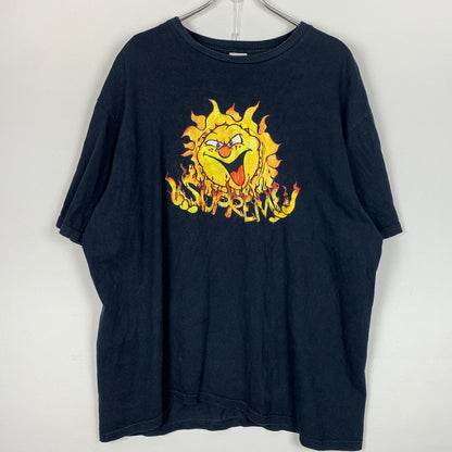 【中古品】【メンズ】 SUPREME シュプリーム 20FW SUN TEE 2020年秋冬 サン Tシャツ 半袖 トップス 太陽 149-260730-sa-15-tei サイズ：XL カラー：ブラック 万代Net店