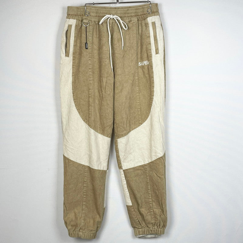 【中古品】【メンズ】 SAPEUR サプール CORDUROY TRUCK PANTS コーデュロイ トラック パンツ ボトムス 153-260731-sa-09-tei サイズ：XXL カラー：ベージュ 万代Net店