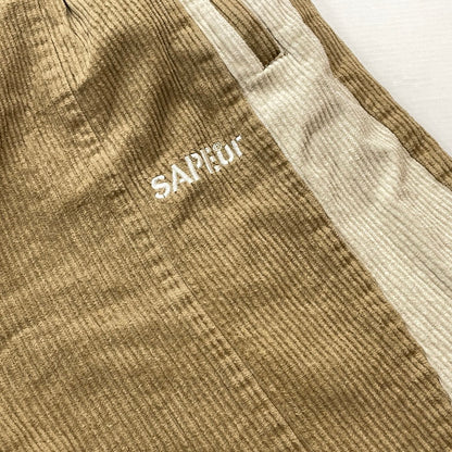 【中古品】【メンズ】 SAPEUR サプール CORDUROY TRUCK PANTS コーデュロイ トラック パンツ ボトムス 153-260731-sa-09-tei サイズ：XXL カラー：ベージュ 万代Net店